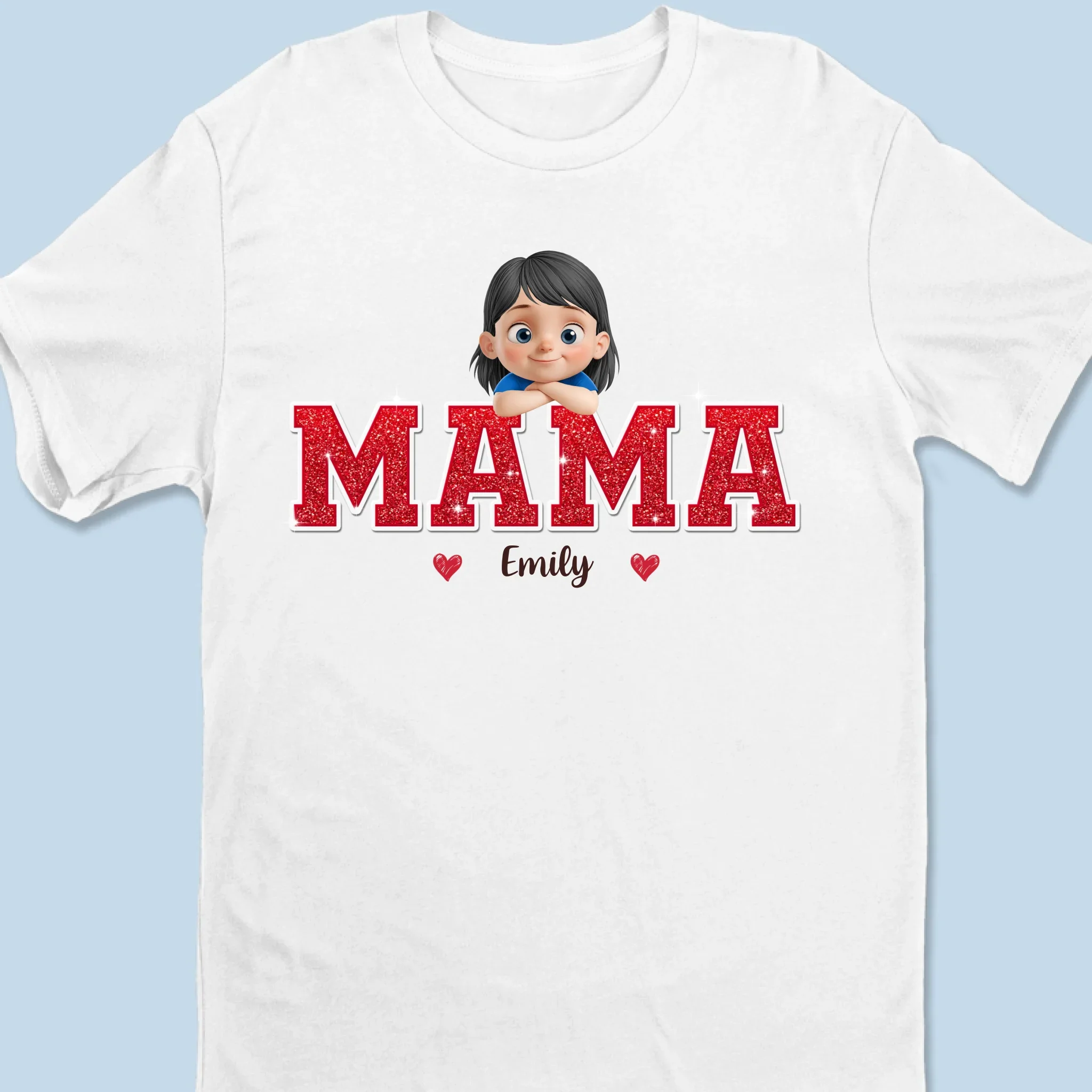 Mama Of My Favorite Little Chaos Makers - Family  Personalized Custom Unisex T-shirt, Premium T-shirt, Hoodie - Mother's Day, Gift For Mom, Grandma - Image 6