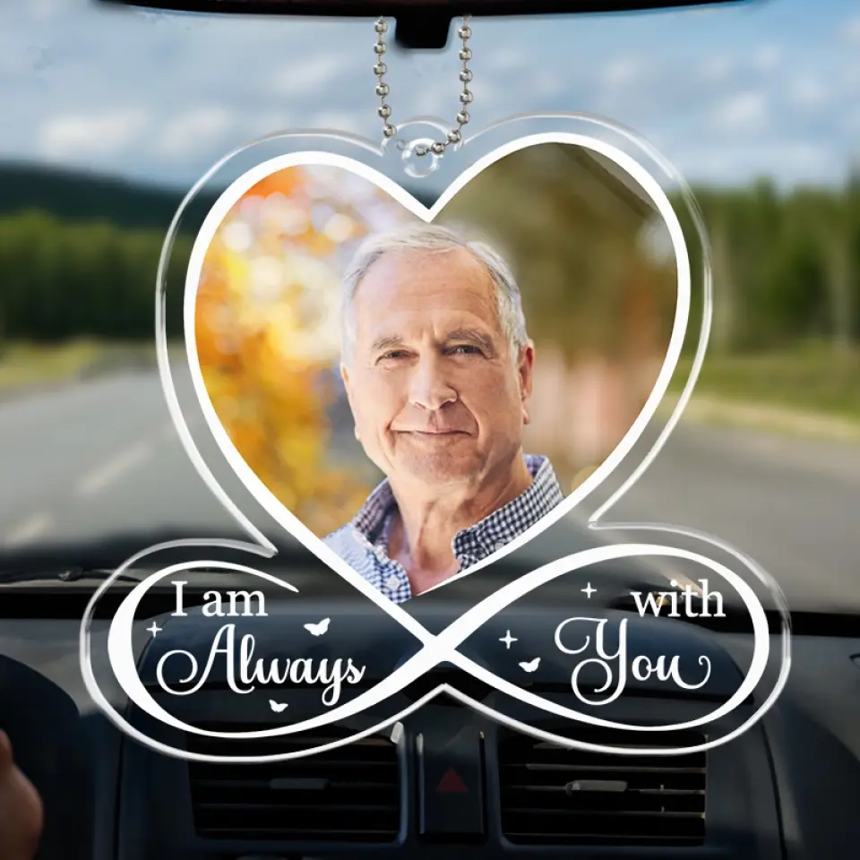 Memorial Personalized Custom Car Ornament - Acrylic Custom Shaped AMZ - New Arrival, Sympathy Gift For Family Members