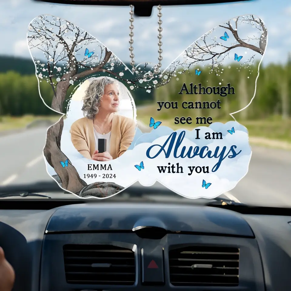 Memorial Personalized Custom Car Ornament AMZ - Acrylic Custom Shaped - New Arrival, Sympathy Gift For Family Members - Image 4
