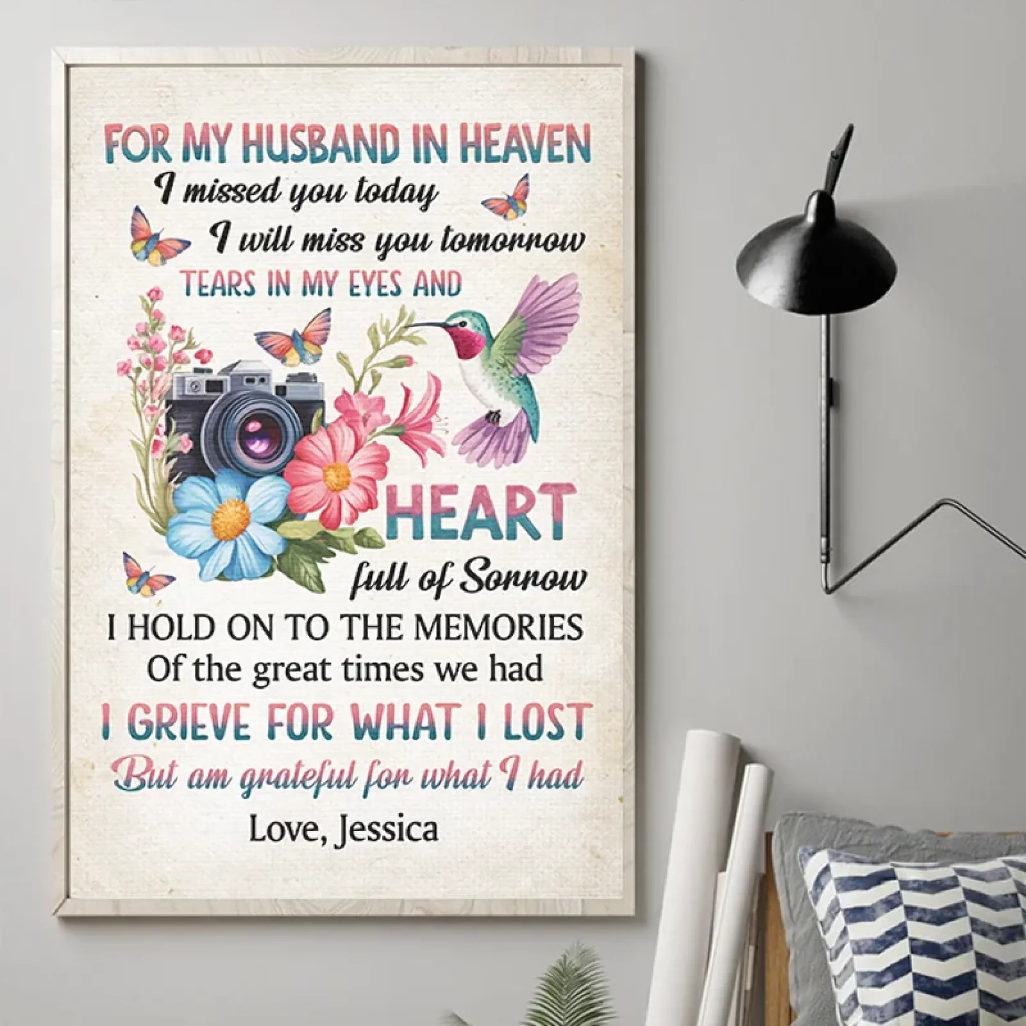 Memories Keep Us Together - Memorial Personalized Custom Vertical Poster - Sympathy Gift For Family Members - Image 3