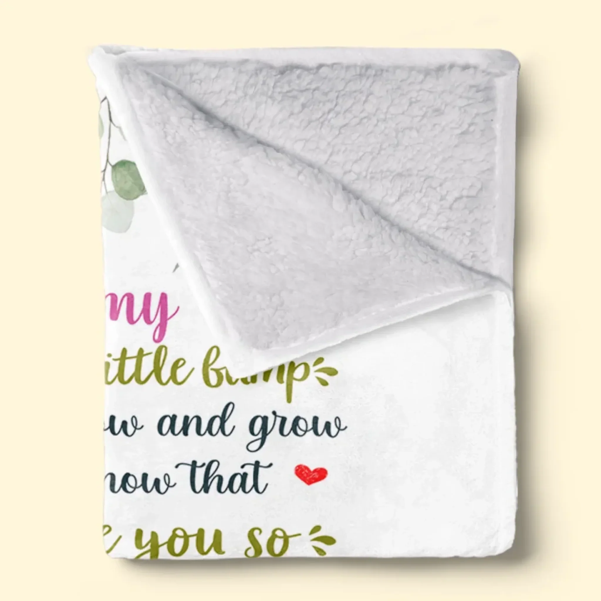 Mom, I Can’t Wait To Meet You - Family Personalized Custom Blanket - Mother's Day, Baby Shower Gift, Gift For First Mom - Image 5