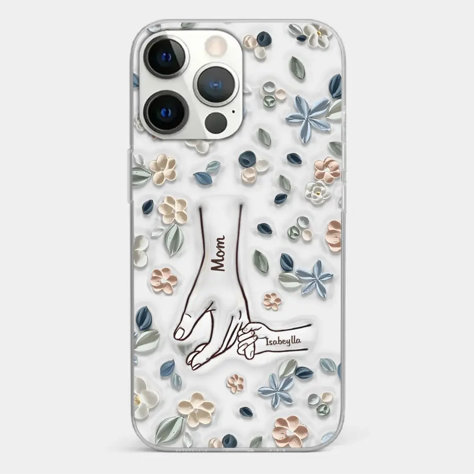 Mom, You Are My Hero - Family Personalized Custom 3D Inflated Effect Printed Clear Phone Case - Mother's Day, Gift For Mom, Grandma - Image 20