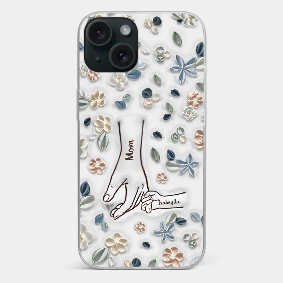 Mom, You Are My Hero - Family Personalized Custom 3D Inflated Effect Printed Clear Phone Case - Mother's Day, Gift For Mom, Grandma - Image 21