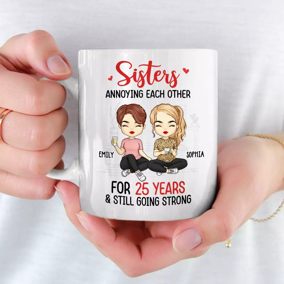 Most Invaluable Friends - Family Personalized Custom Mug - Gift For Siblings, Brothers, Sisters - Image 3