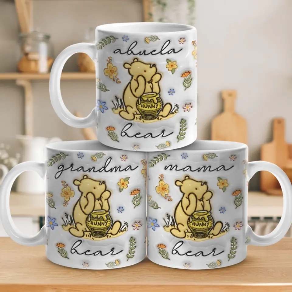 Motherhood Has A Very Humanizing Effect - Family Personalized Custom 3D Inflated Effect Printed Mug - Mother's Day, Gift For Mom, Grandma - Image 4