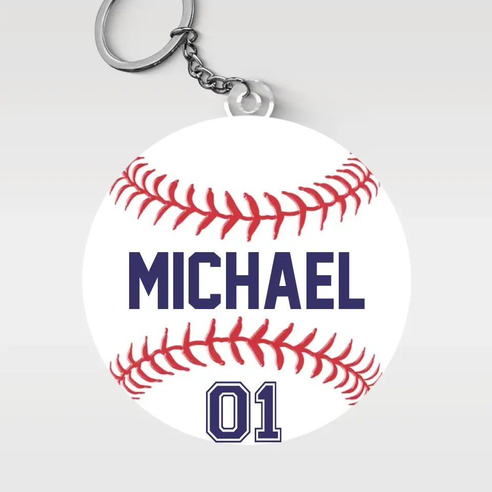 Motivation Is What Gets You Started - Family Personalized Custom Shaped Acrylic Keychain - Gift For Family Members, Sport Lovers, Sport Players - Image 2