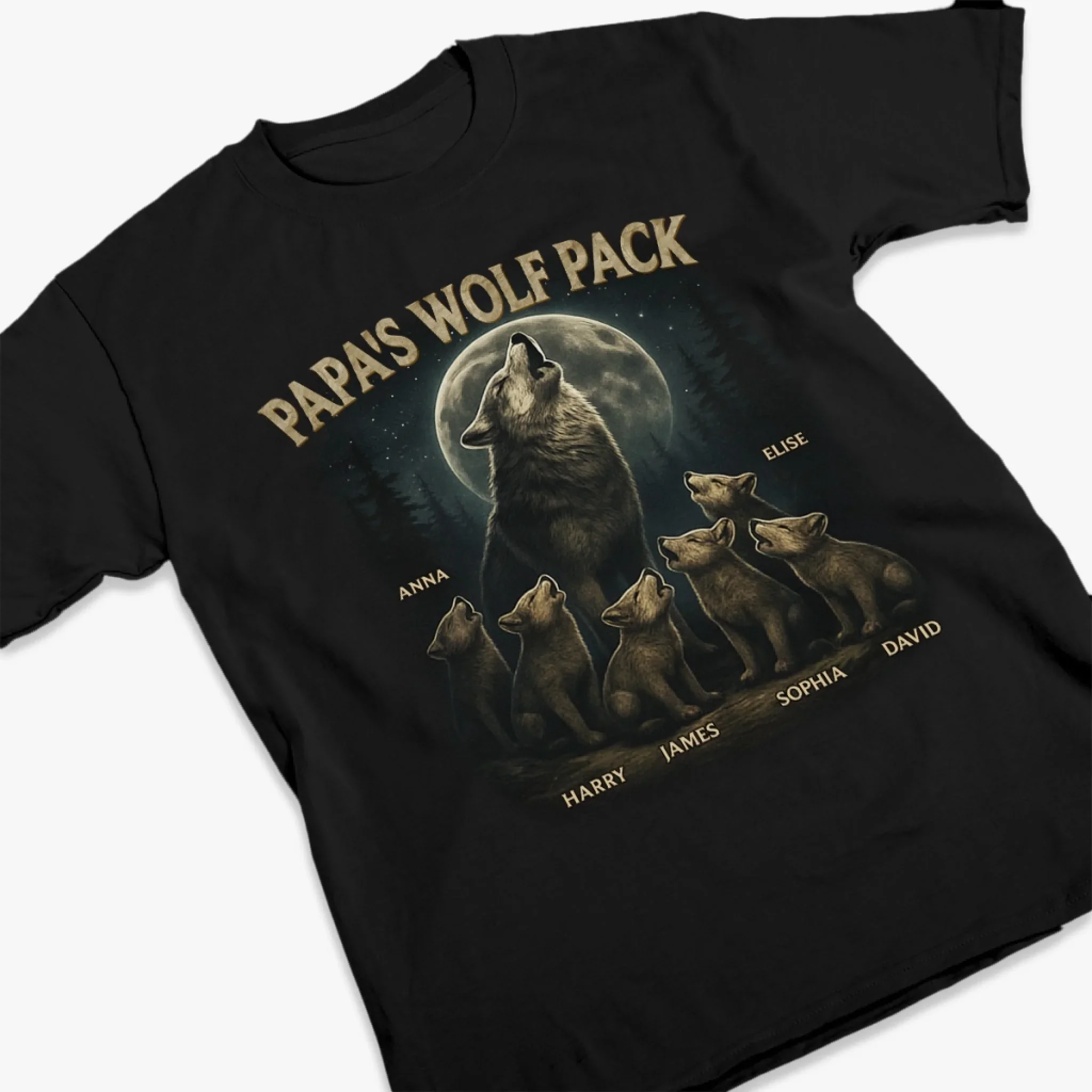 My Best Protector - Family Personalized Custom Unisex T-shirt, Premium T-shirt, Hoodie - Father's Day, Gift For Dad, Grandpa - Image 3