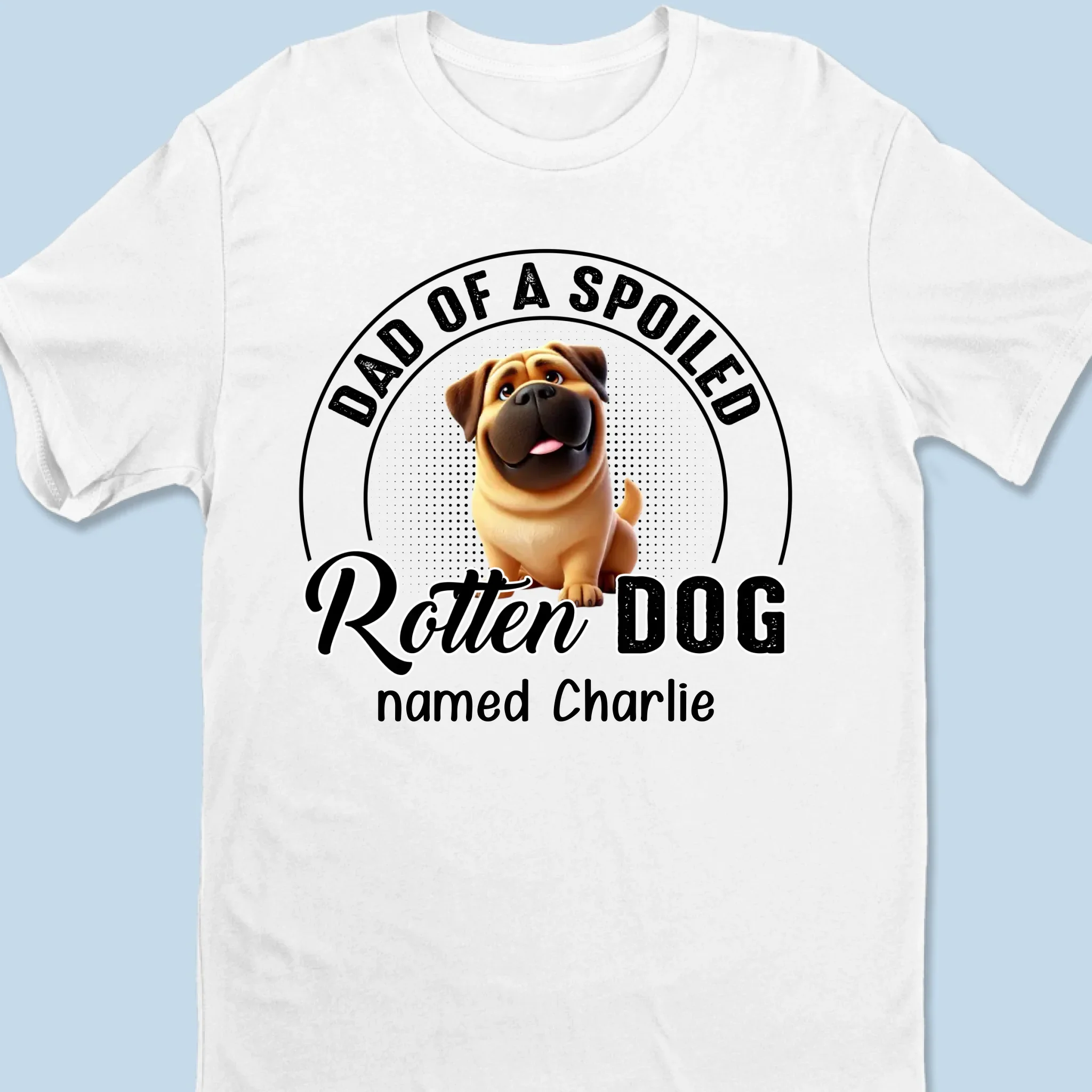 My Dog Is My Heart In Fur - Dog Personalized Custom Unisex T-shirt, Premium T-shirt, Hoodie - Gift For Pet Owners, Pet Lovers - Image 2