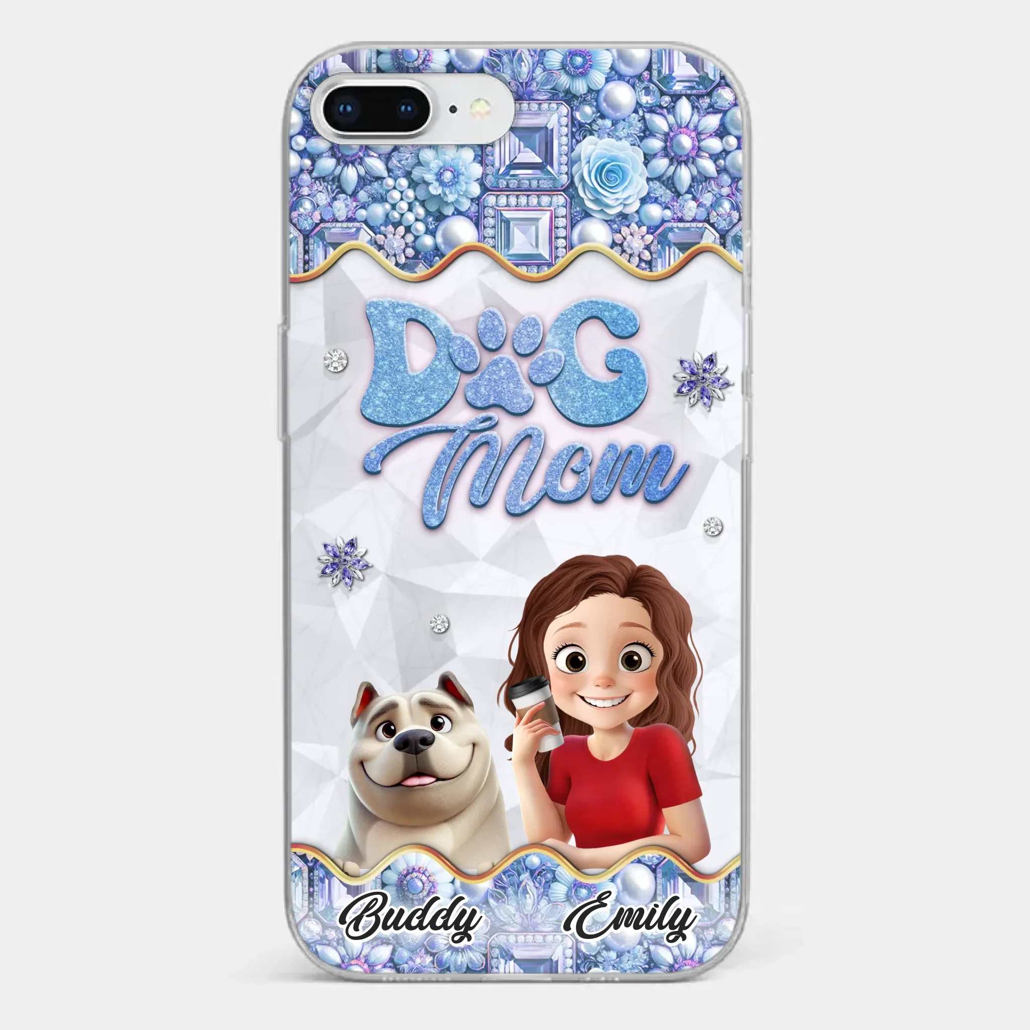 My Dog, My Family - Dog Personalized Custom Clear Phone Case - Gift For Pet Owners, Pet Lovers - Image 3