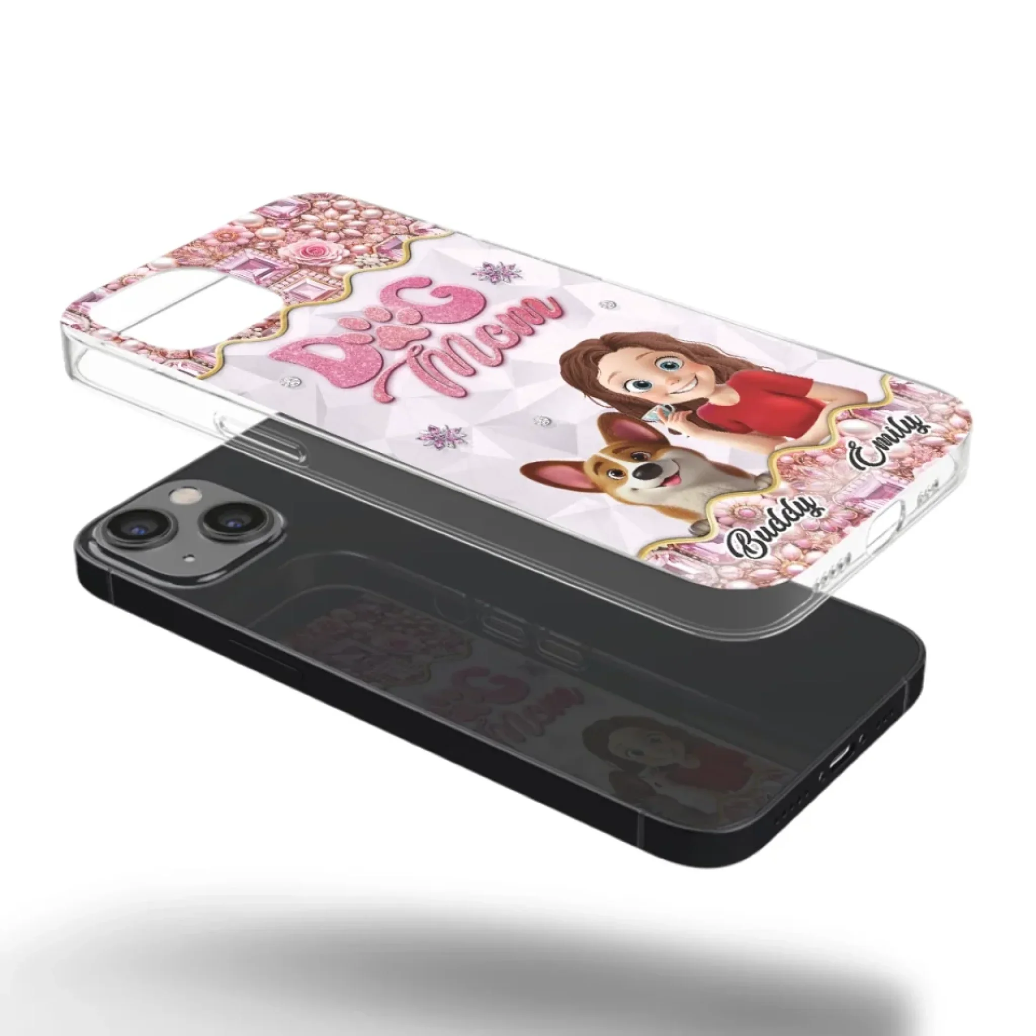 My Dog, My Family - Dog Personalized Custom Clear Phone Case - Gift For Pet Owners, Pet Lovers - Image 33