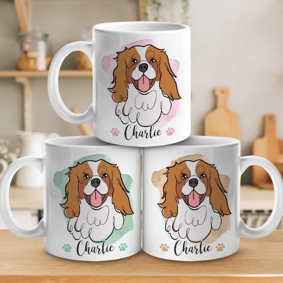 My Favorite Accessory Is My Dog - Dog Personalized Custom Mug - Gift For Pet Owners, Pet Lovers - Image 4