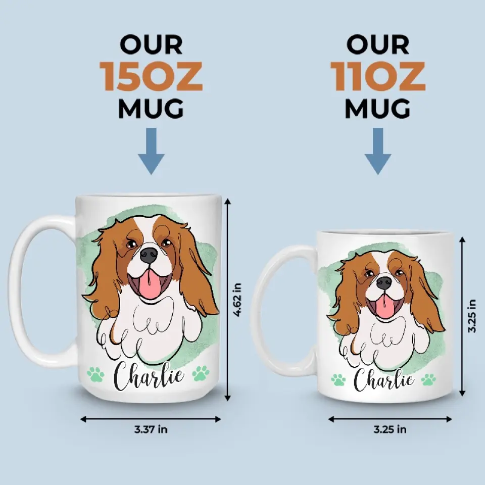 My Favorite Accessory Is My Dog - Dog Personalized Custom Mug - Gift For Pet Owners, Pet Lovers - Image 5
