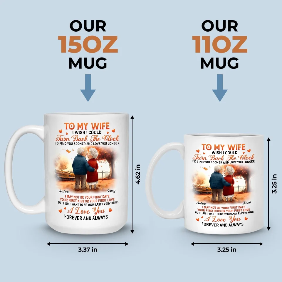 My Favorite Love Story Is Ours - Couple Personalized Custom Mug - Autumn Fall Gift For Husband Wife, Anniversary - Image 5
