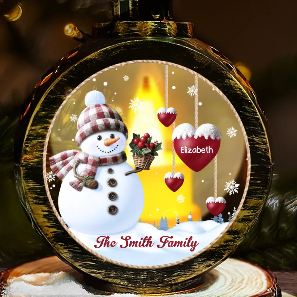 My Favorite Part Of Christmas Is Family - Family Personalized Custom Candlelight Lantern Ornament - New Arrival, Christmas Gift For Family Members AMZ - Image 2