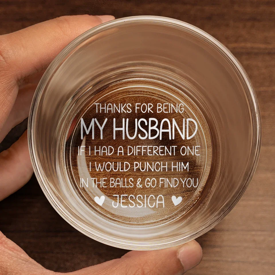 My Favorite Part Of My Day Is You - Couple Personalized Custom Whiskey Glass - Gift For Husband Wife, Anniversary - Image 4