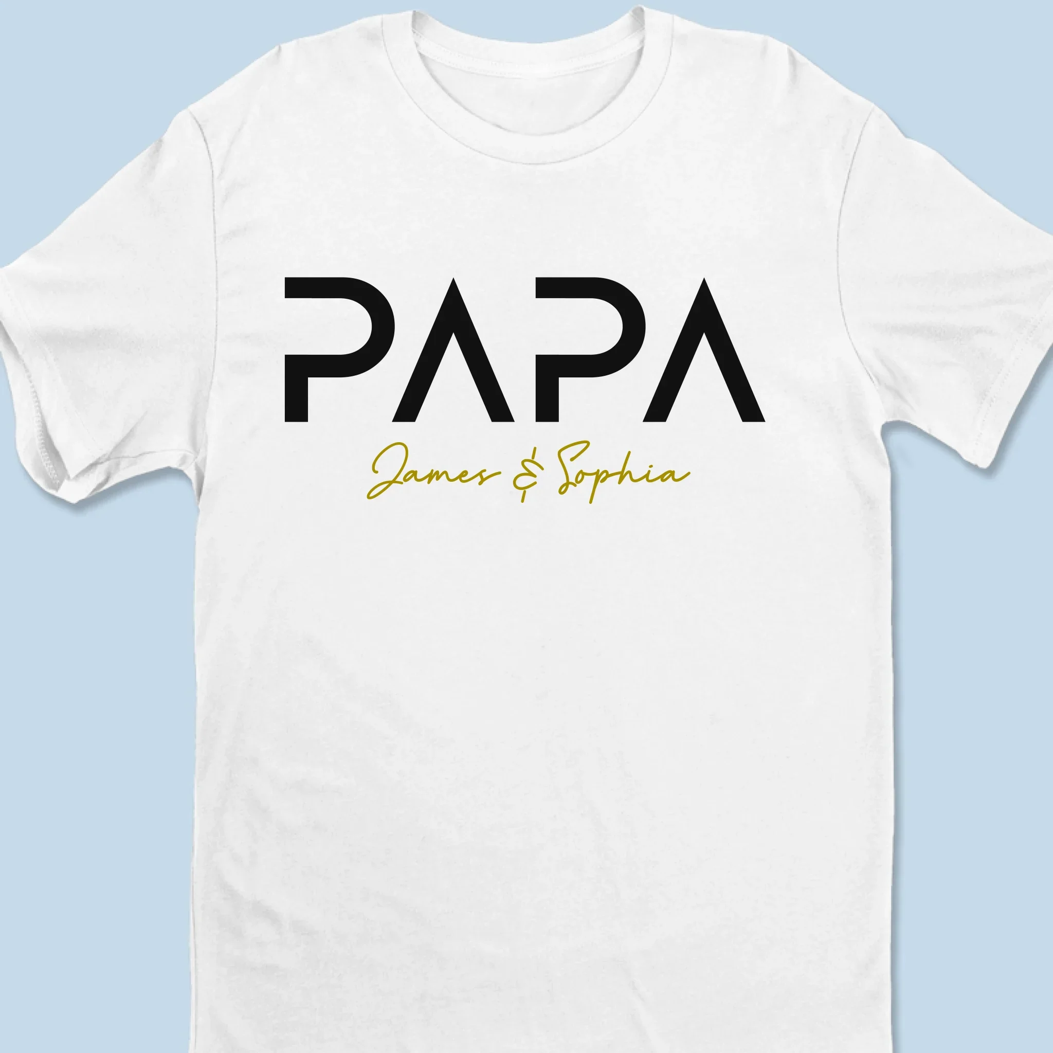 My Favorite Title, Papa - Family Personalized Custom Unisex T-shirt, Premium T-shirt, Hoodie - Father's Day, Gift For Dad, Grandpa - Image 5