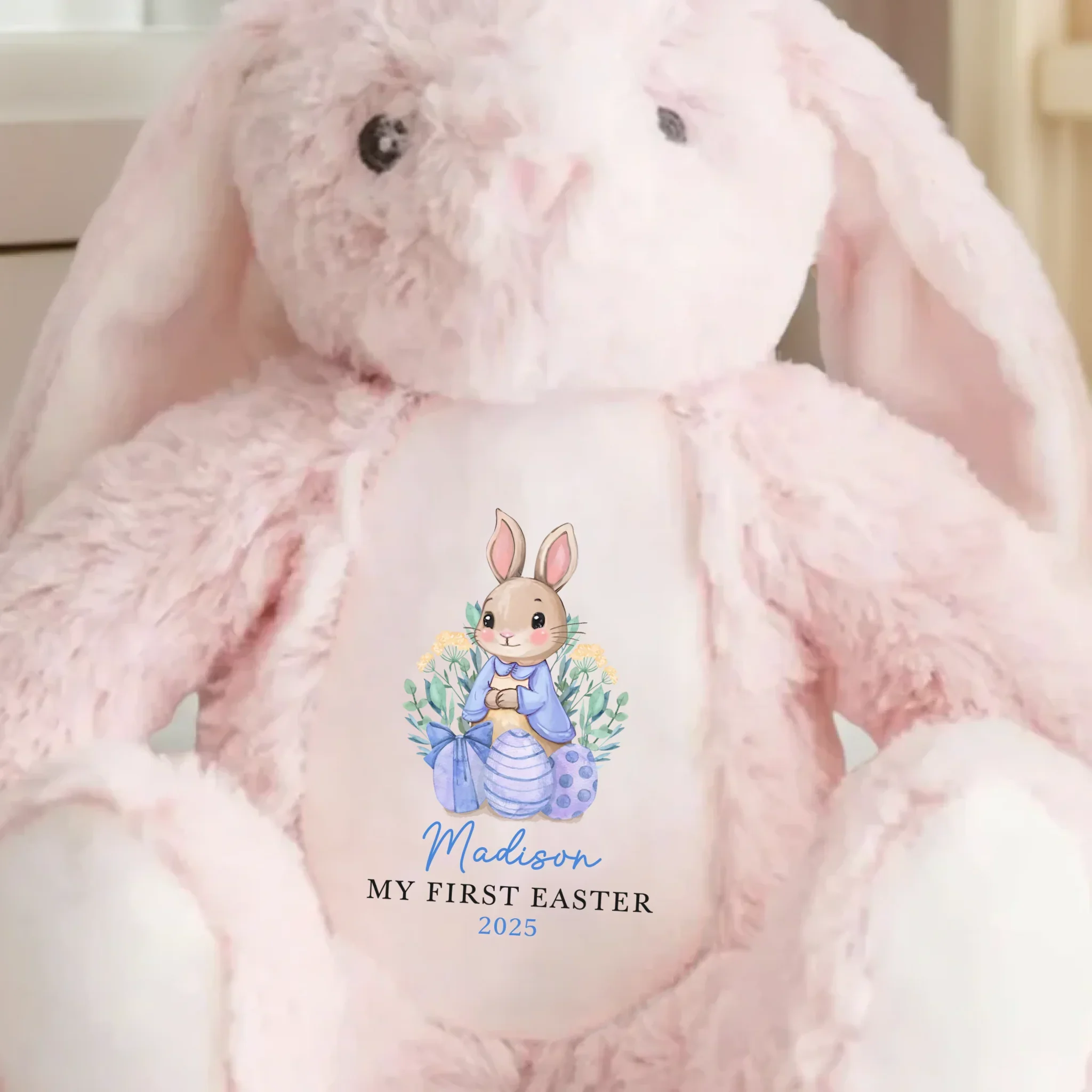 My First Easter - Family Personalized Custom Easter Bunny Plush - Easter Gift For Family Members - Image 4