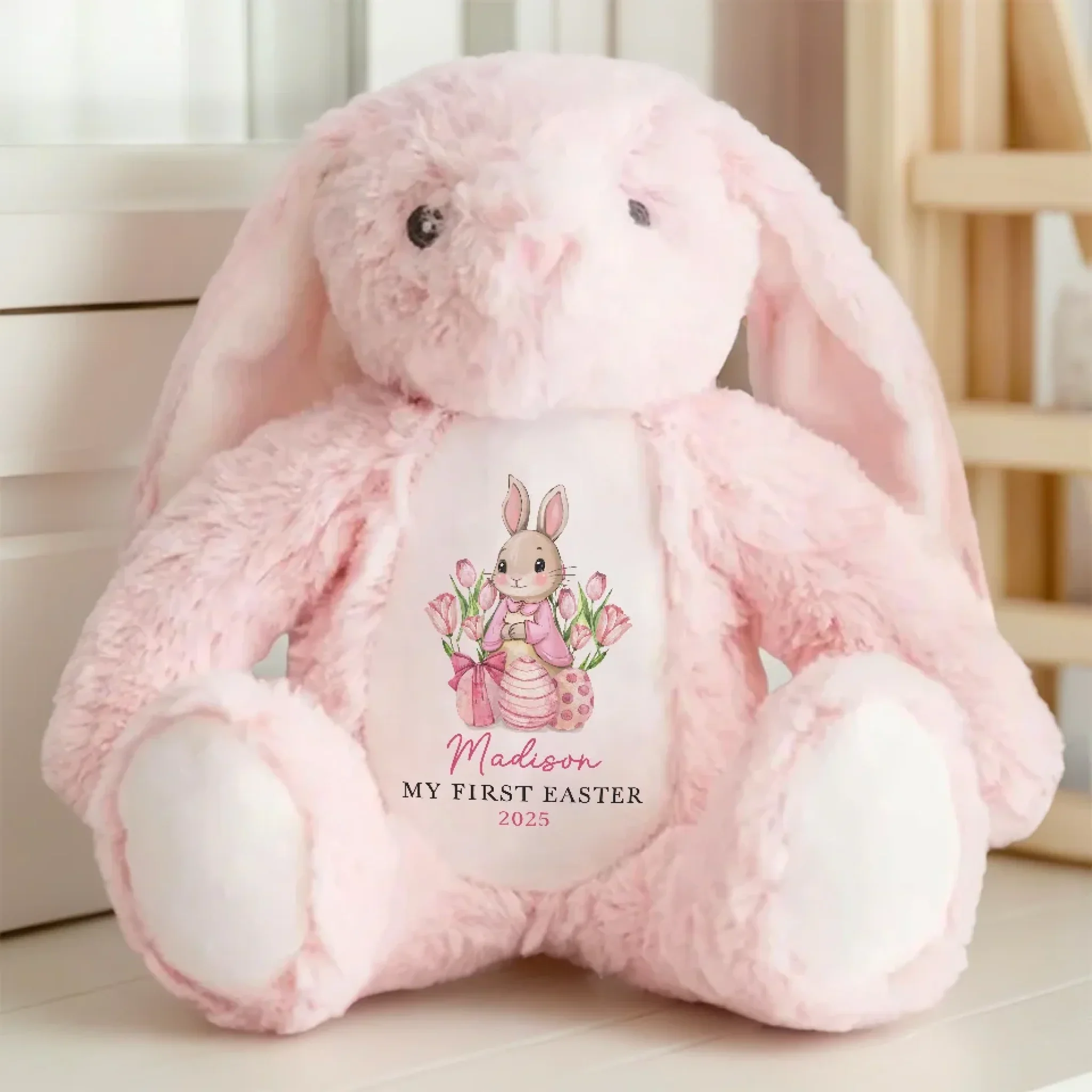 My First Easter - Family Personalized Custom Easter Bunny Plush - Easter Gift For Family Members - Image 7