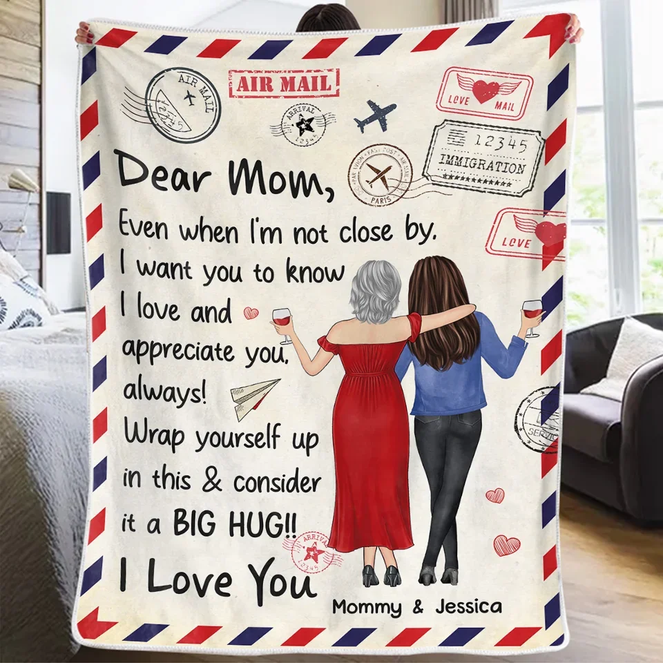 My First Love, My Forever Hero - Family Personalized Custom Blanket - Gift For Mom, Daughter - Image 4