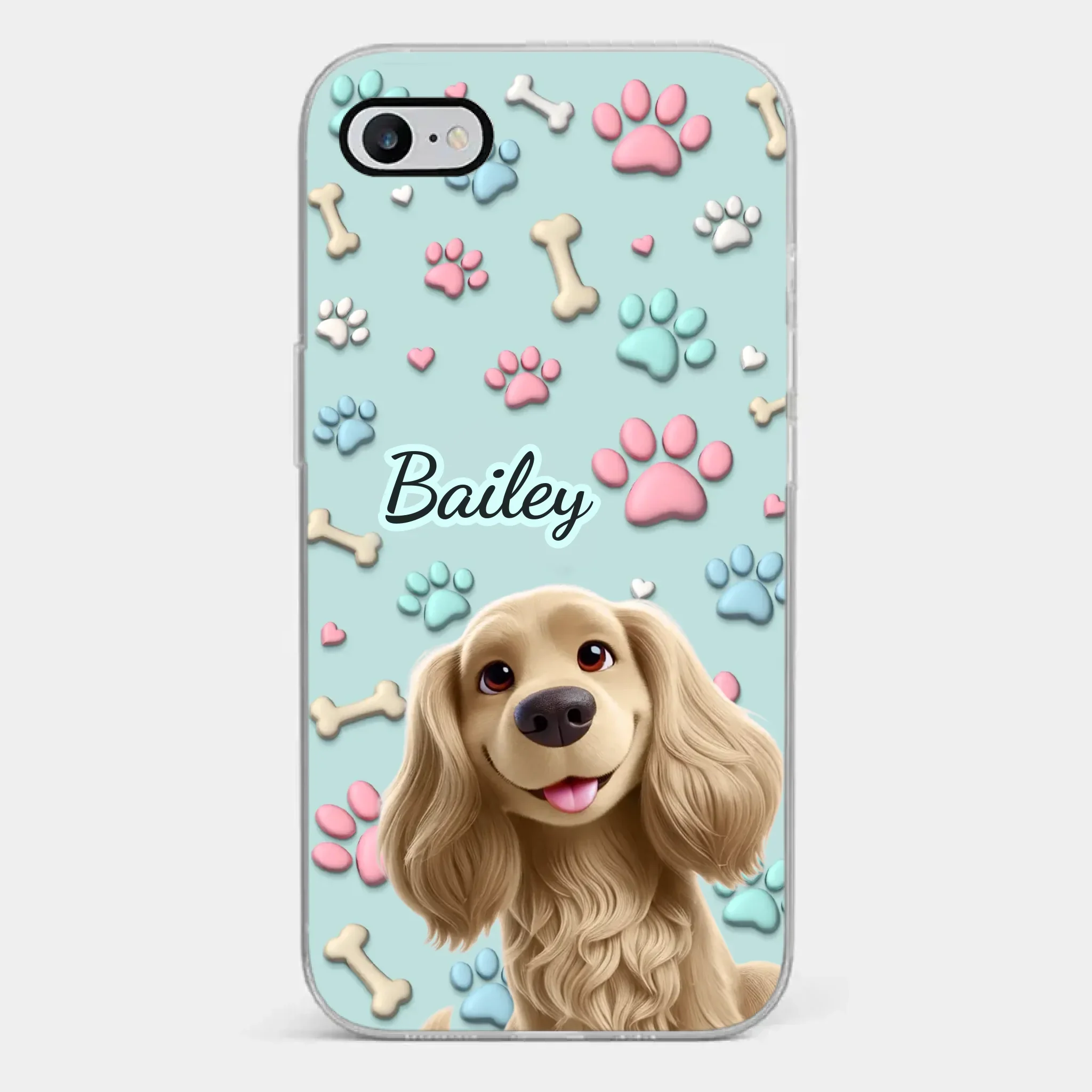 My Forever Best Friend - Dog Personalized Custom Clear Phone Case - Gift For Pet Owners, Pet Lovers - Image 2