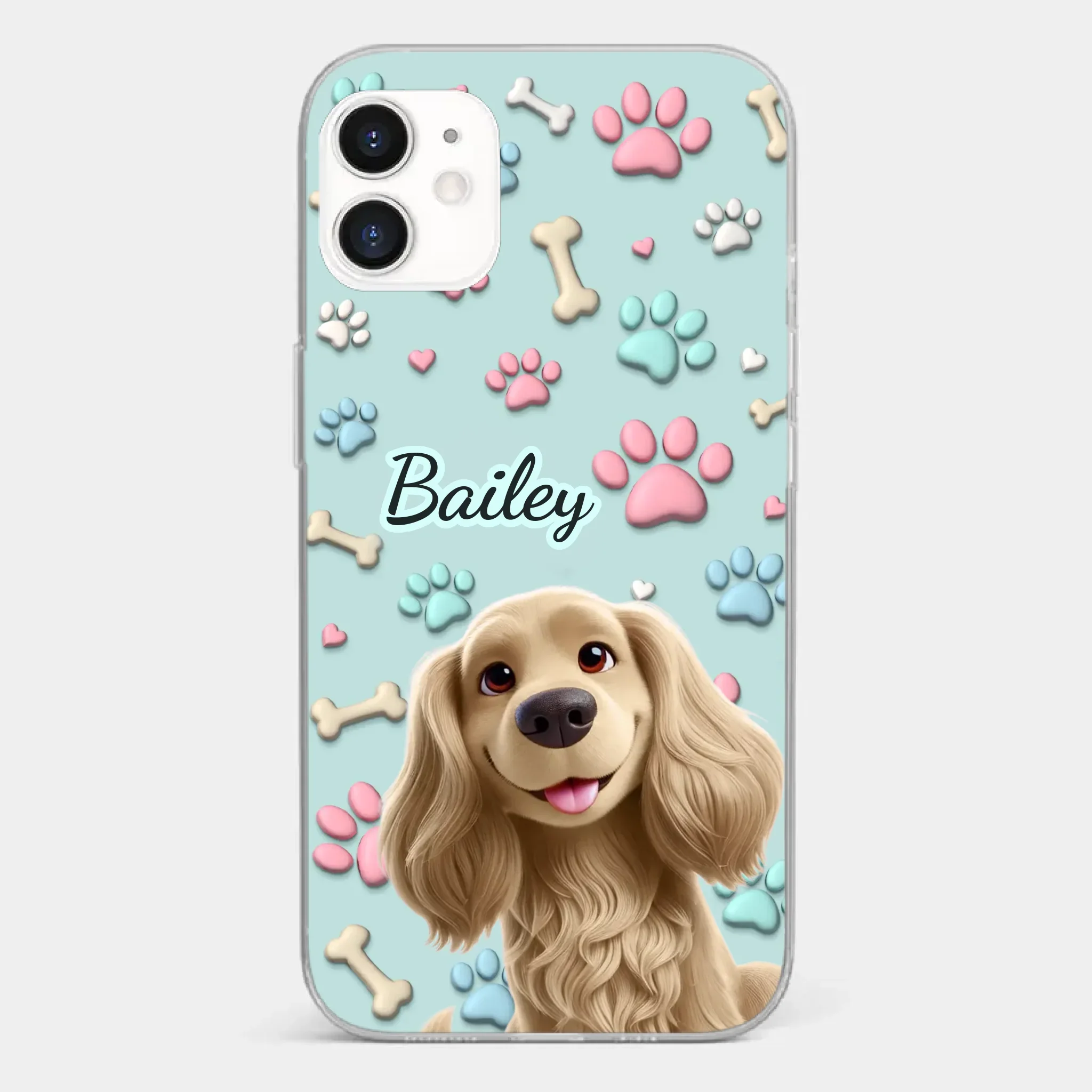 My Forever Best Friend - Dog Personalized Custom Clear Phone Case - Gift For Pet Owners, Pet Lovers - Image 6