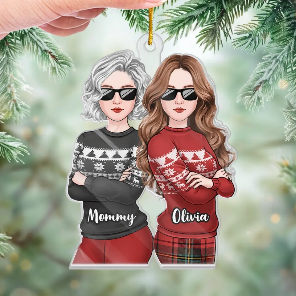 My Greatest Accomplishment Will Always Be You - Family Personalized Custom Ornament - Acrylic Custom Shaped - Christmas Gift For Mom, Daughter - Image 4