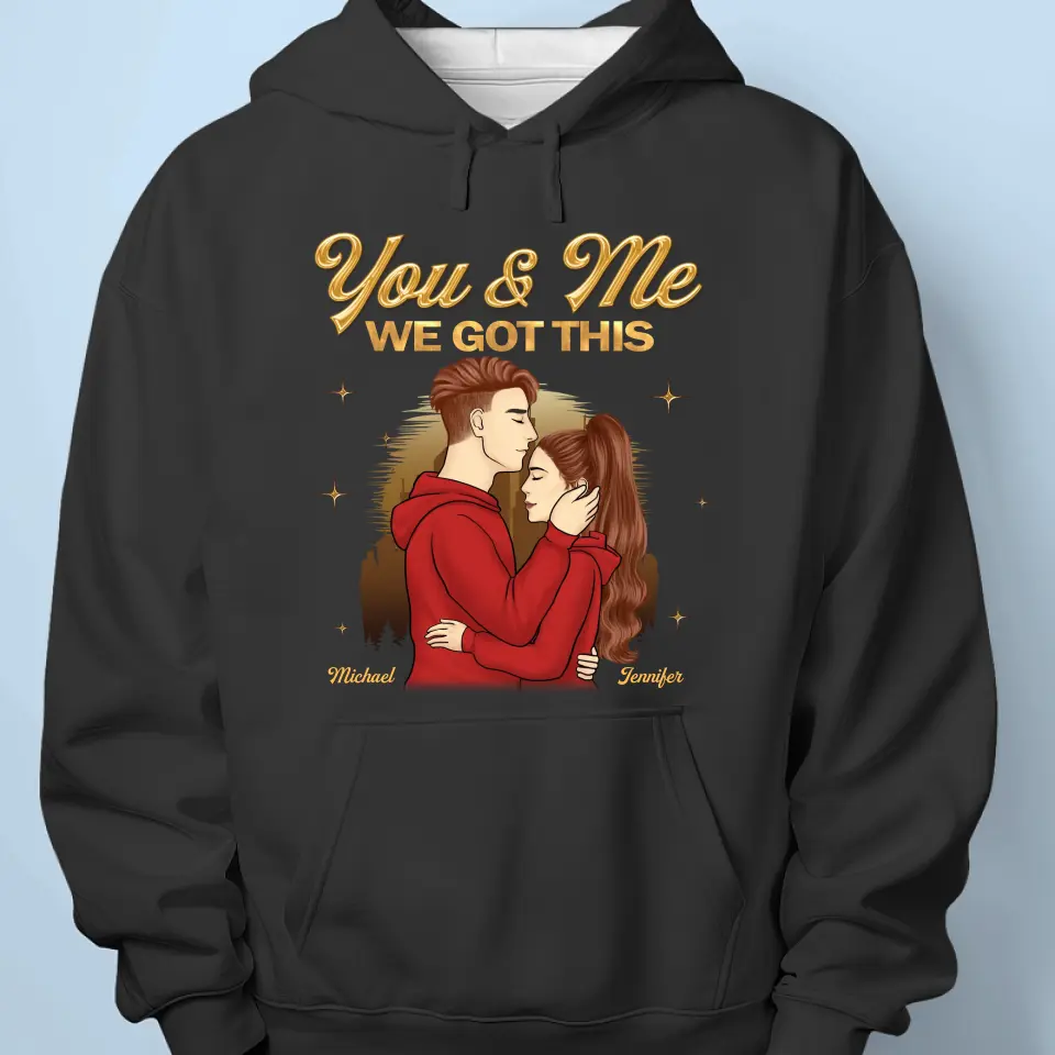 My Heart Is, And Always Will Be Yours - Couple Personalized Custom Unisex T-shirt, Hoodie, Sweatshirt - Gift For Husband Wife, Anniversary - Image 5
