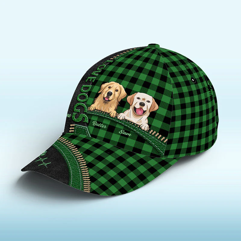 My Kids Have Paws - Dog Personalized Custom Hat, All Over Print Classic Cap - Christmas Gift For Pet Owners, Pet Lovers - Image 2
