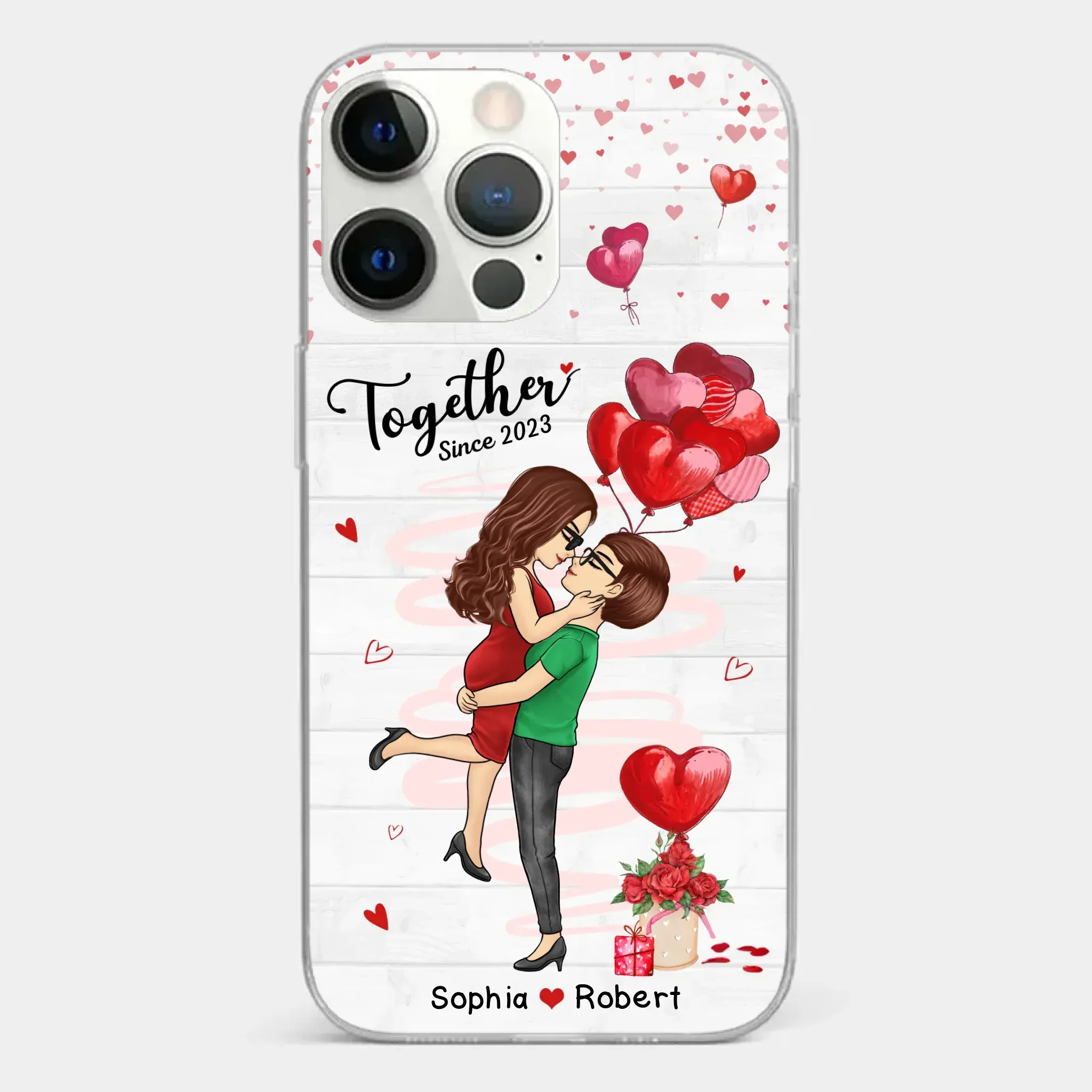 My Love For You Is Endless - Couple Personalized Custom Clear Phone Case - Gift For Husband Wife, Anniversary - Image 19