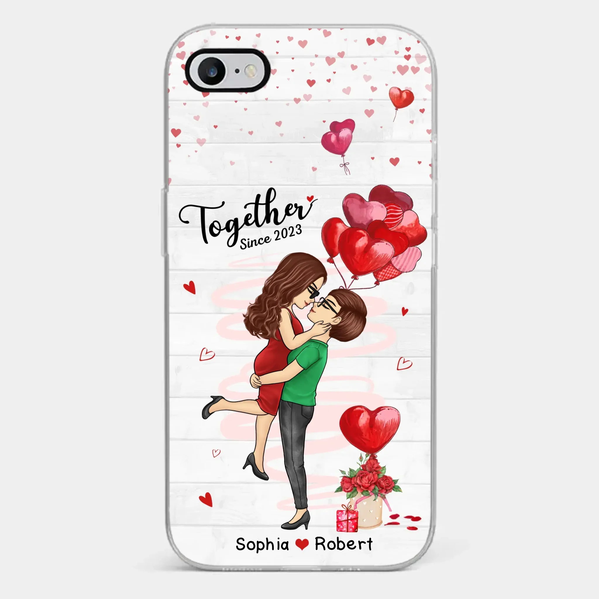 My Love For You Is Endless - Couple Personalized Custom Clear Phone Case - Gift For Husband Wife, Anniversary - Image 23