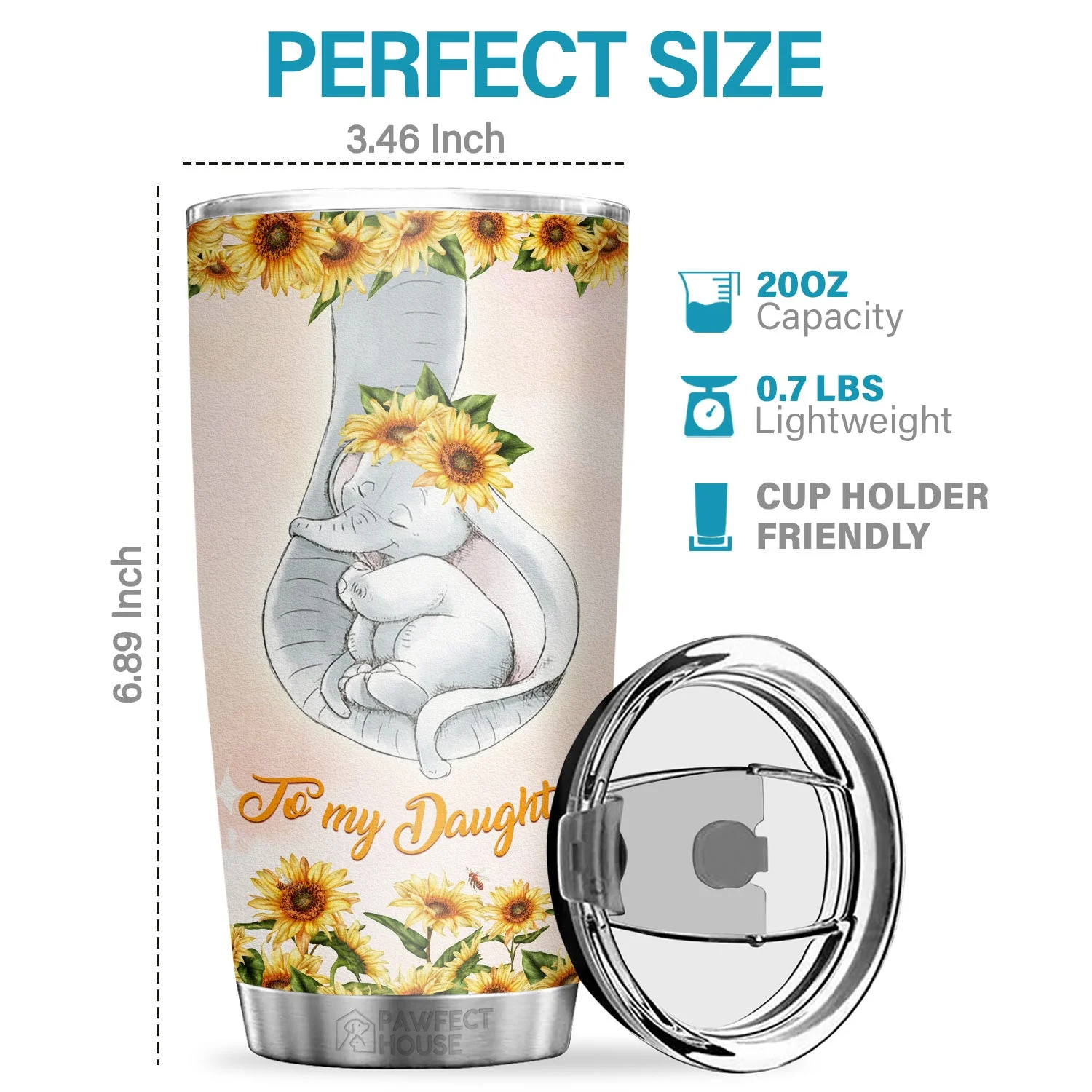 You Will Always Be My Little Girl And My Love For You Is Forever - Tumbler - To My Daughter, Gift For Daughter, Daughter Gift From Mom, Birthday Gift For Daughter - Image 2