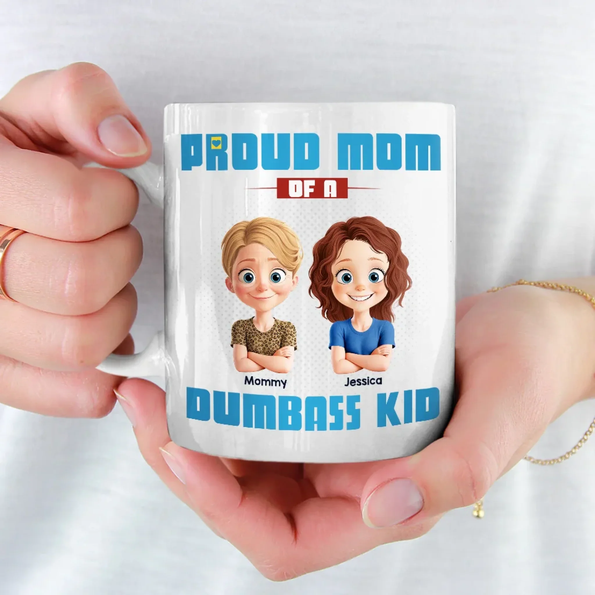 My Mom Is The Greatest Of All Time - Family Personalized Custom Mug - Gift For Mom - Image 3
