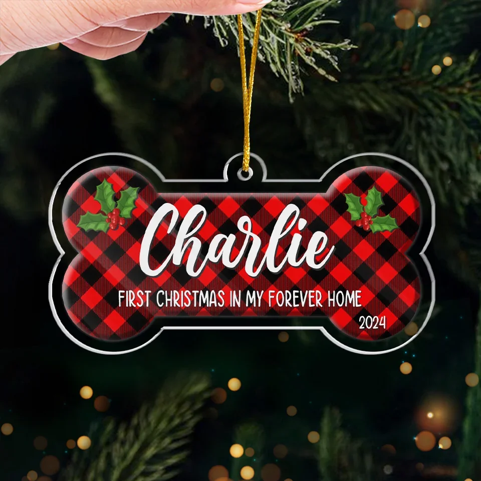 My Pet Completes My World - Dog & Cat Personalized Custom Ornament - Acrylic Custom Shaped - Christmas Gift For Pet Owners, Pet Lovers - Image 4