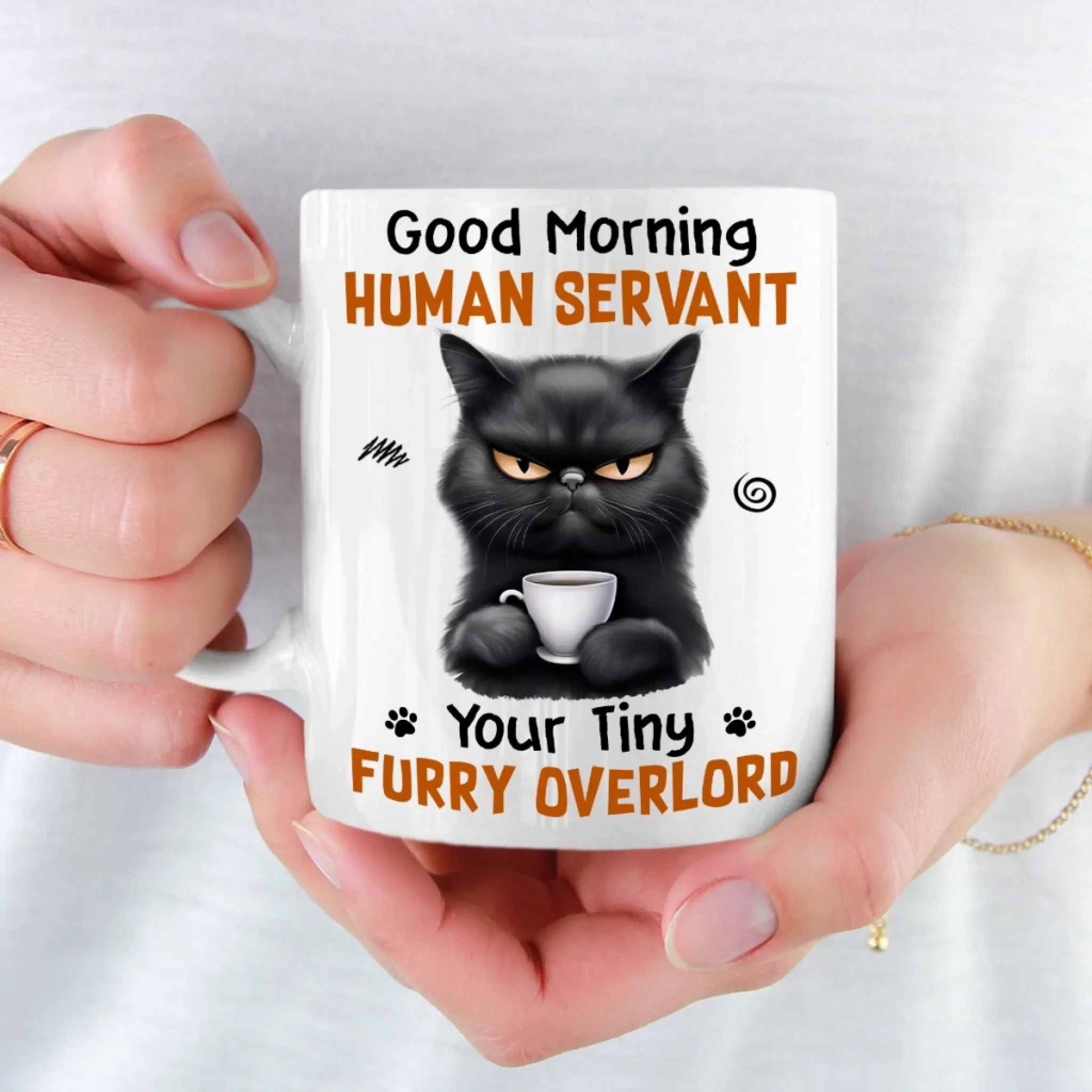 My Whiskers, My Rules - Cat Mug - Gift For Pet Owners, Pet Lovers - Image 3