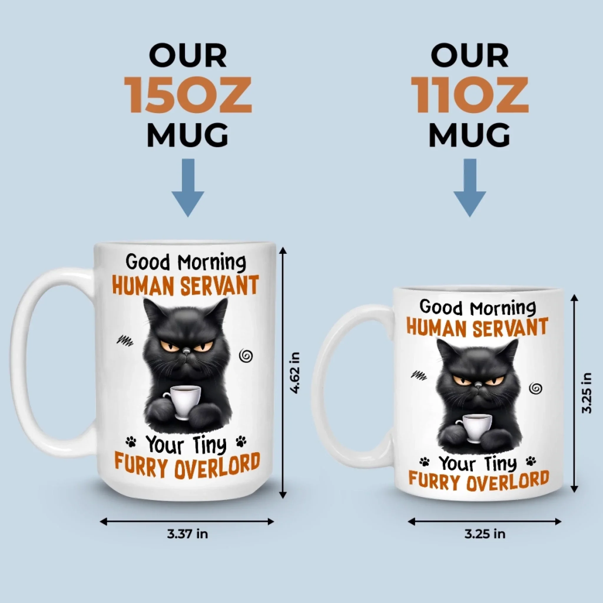 My Whiskers, My Rules - Cat Mug - Gift For Pet Owners, Pet Lovers - Image 5