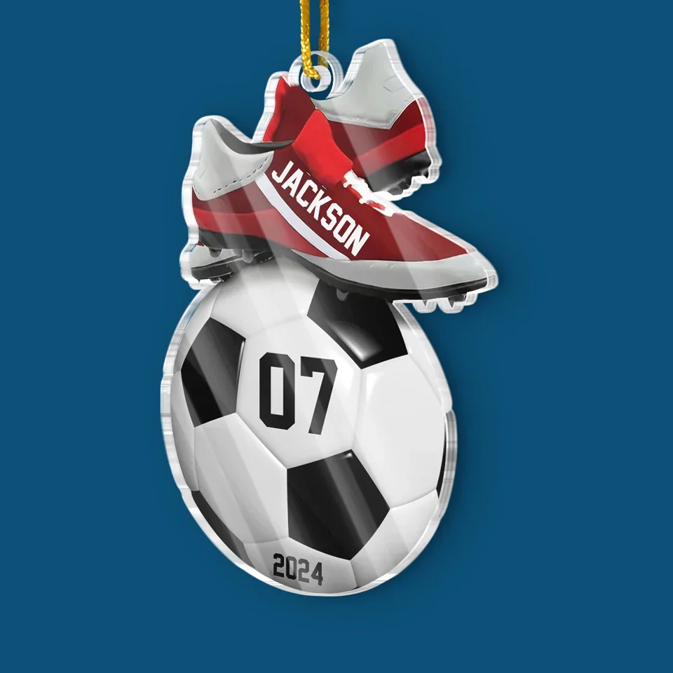 Never Stop Chasing Your Dreams - Personalized Custom Ornament - Acrylic Custom Shaped - Christmas Gift For Sport Lovers, Sport Players - Image 3