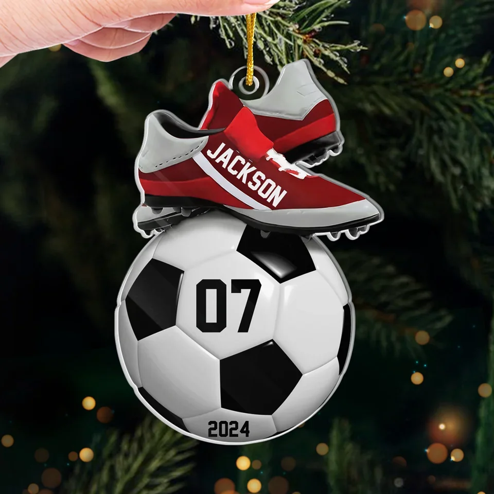 Never Stop Chasing Your Dreams - Personalized Custom Ornament - Acrylic Custom Shaped - Christmas Gift For Sport Lovers, Sport Players - Image 4