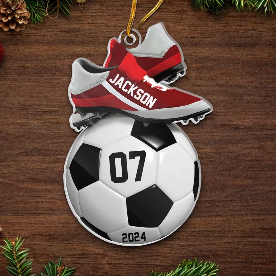 Never Stop Chasing Your Dreams - Personalized Custom Ornament - Acrylic Custom Shaped - Christmas Gift For Sport Lovers, Sport Players - Image 5