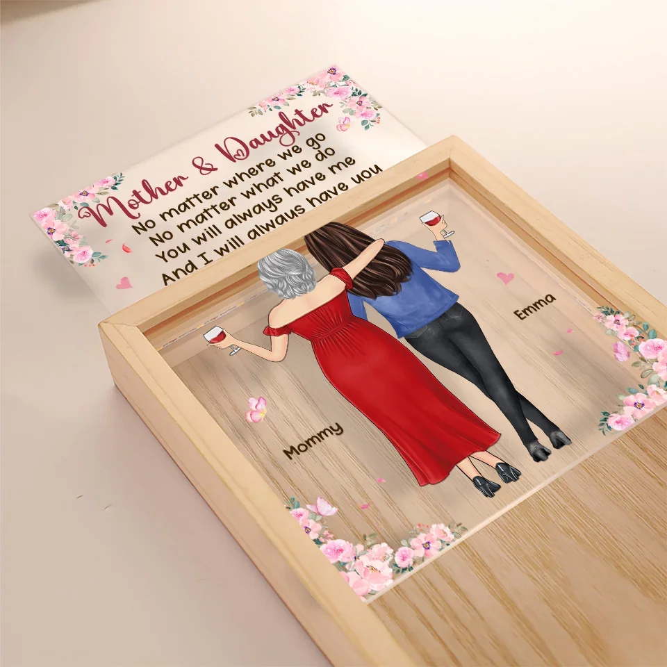 No One Will Ever Love You Like Your Mom Does - Family Personalized Custom Frame Light Box - Gift For Mom, Daughter - Image 4
