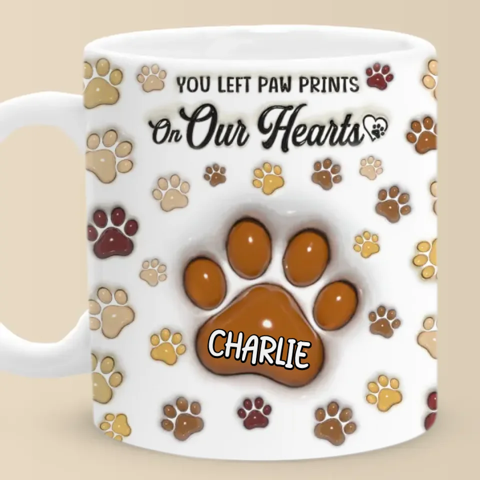 Not All Angels Have Wings, Some Have Fur - Memorial Personalized Custom 3D Inflated Effect Printed Mug - Sympathy Gift For Pet Owners, Pet Lovers - Image 3