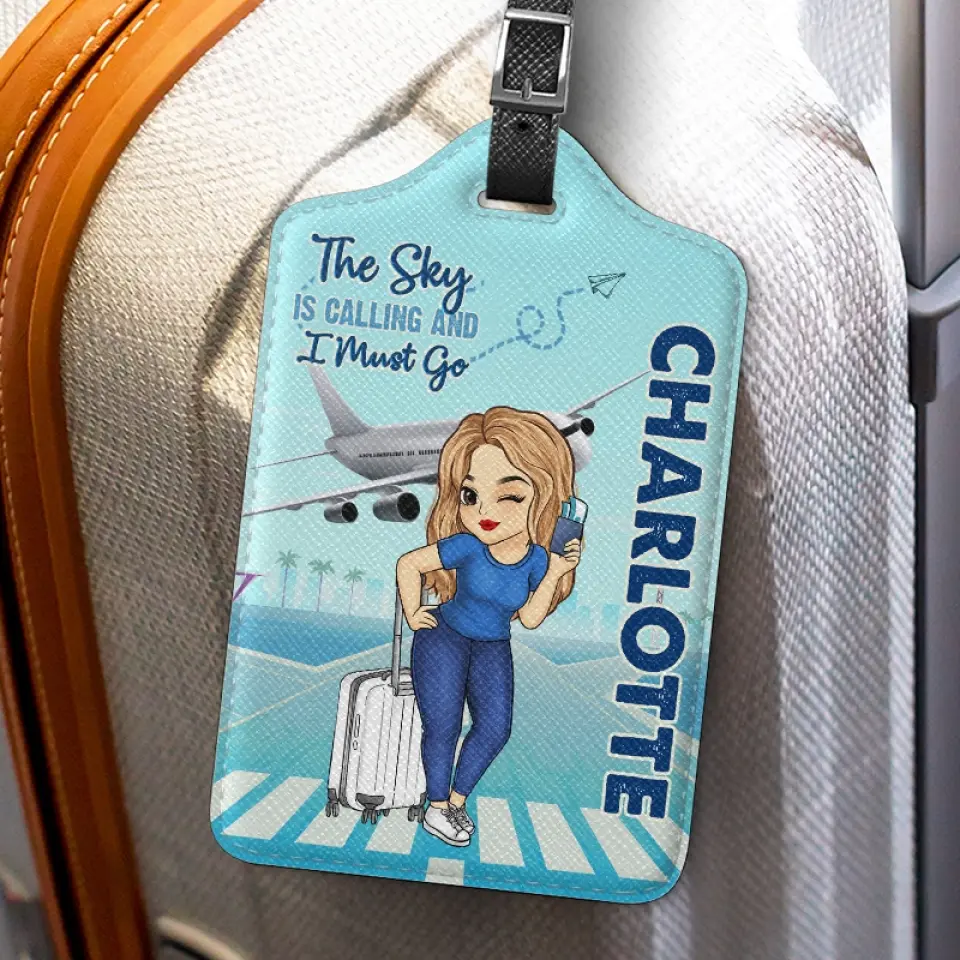 Not All Those Who Wander Are Lost - Travel Personalized Custom Luggage Tag - Holiday Vacation Gift, Gift For Adventure Travel Lovers - Image 3