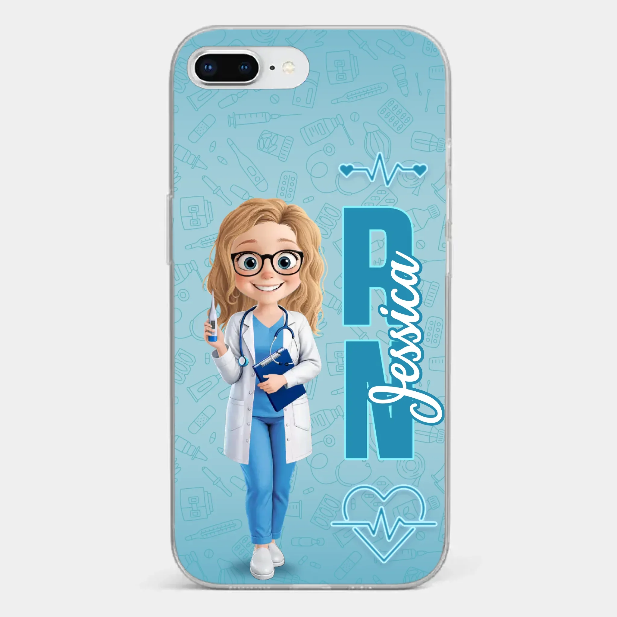 Not Just A Job, It's A Mission - Nurse Personalized Custom Clear Phone Case - Appreciation, Thank You Gift, Nurse Life, Doctor Life - Image 5