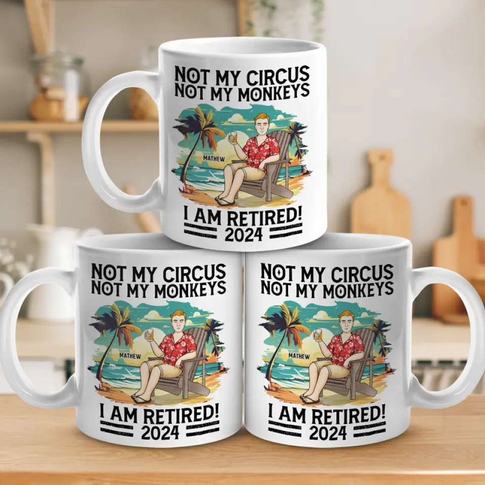 Now, Your Only Job Is To Have Fun - Personalized Custom Mug - Appreciation, Retirement Gift For Coworkers, Work Friends, Colleagues - Image 4