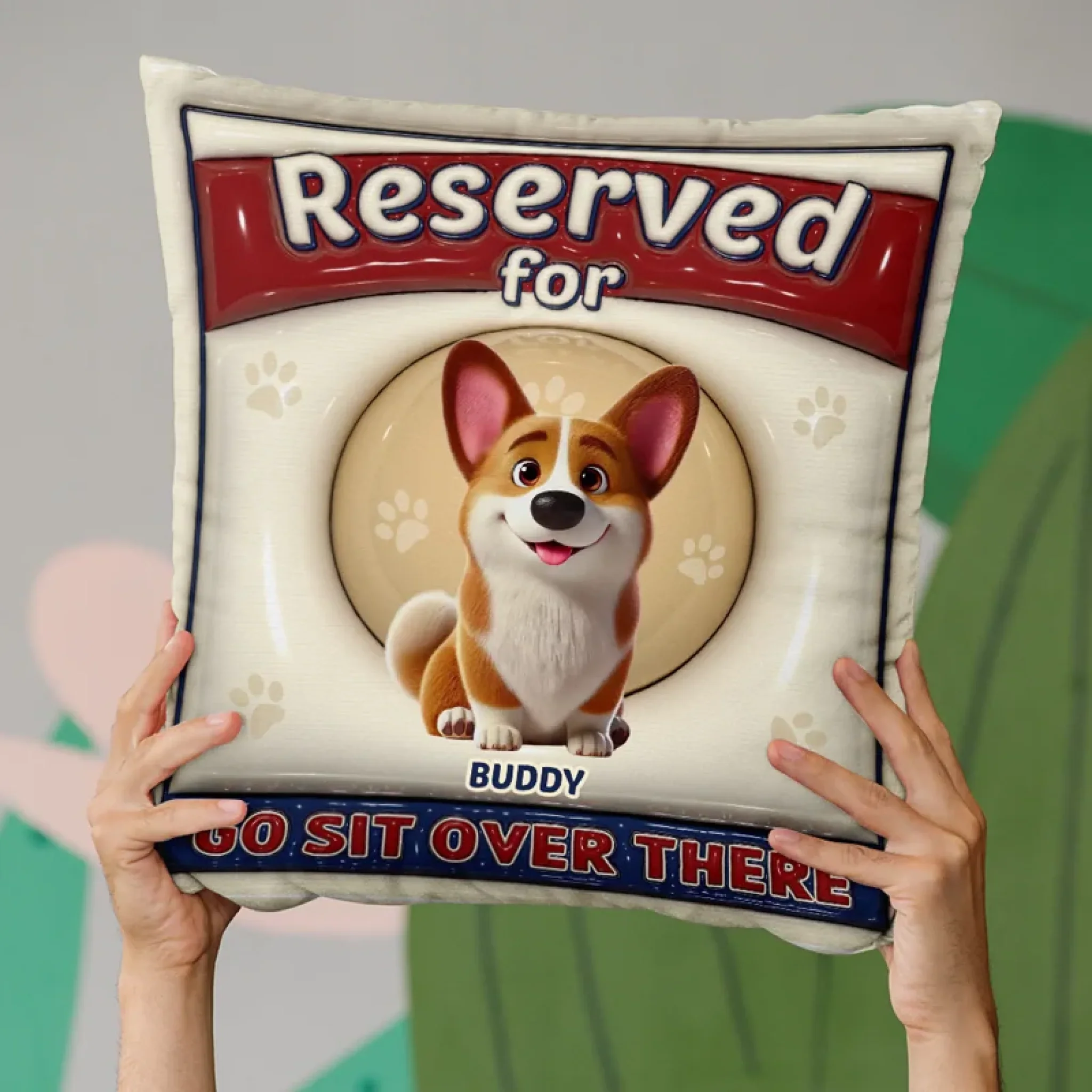 Occupied By Fur, Love, And Attitude - Dog & Cat Personalized Custom 3D Inflated Effect Printed Pillow - Gift For Pet Owners, Pet Lovers - Image 4