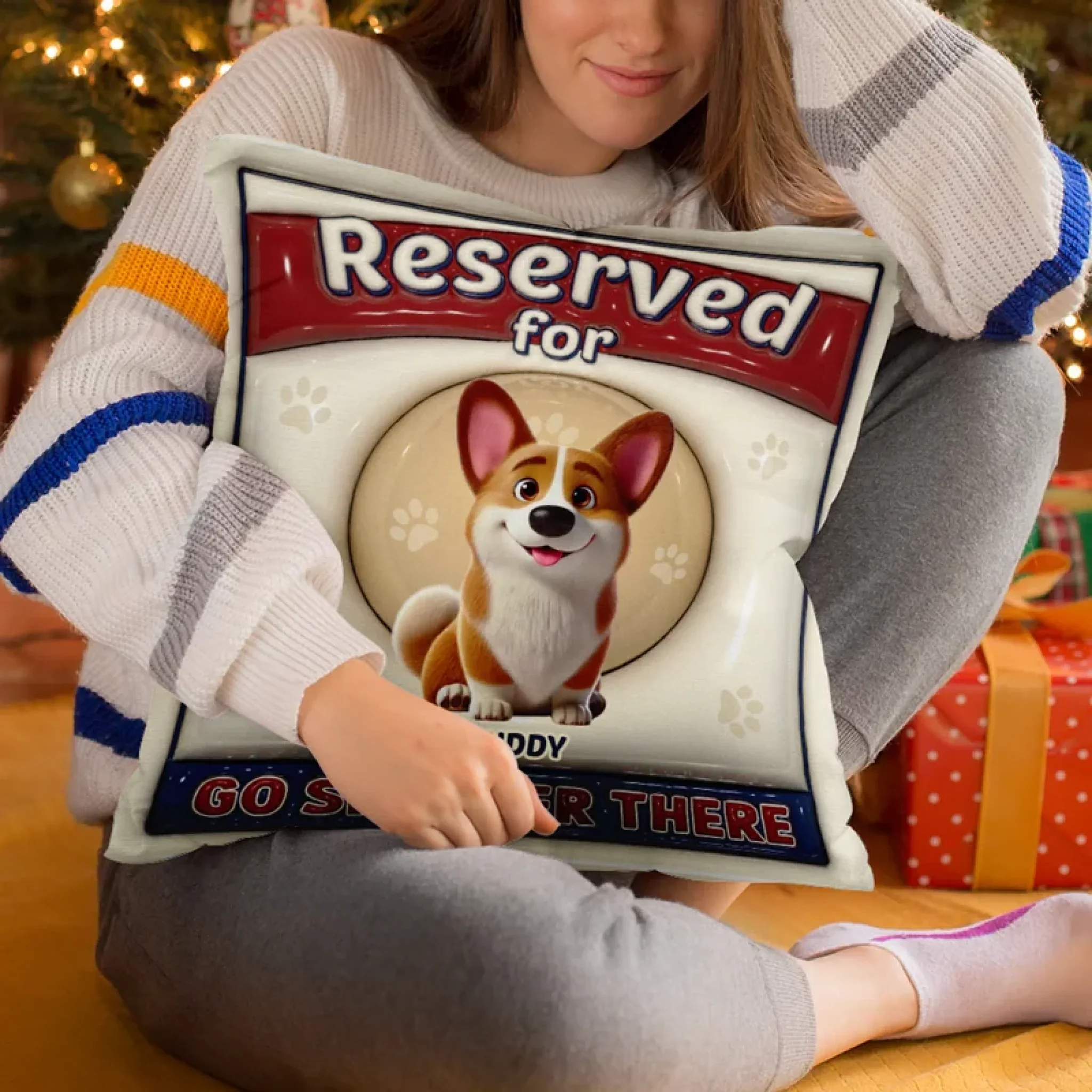 Occupied By Fur, Love, And Attitude - Dog & Cat Personalized Custom 3D Inflated Effect Printed Pillow - Gift For Pet Owners, Pet Lovers - Image 5