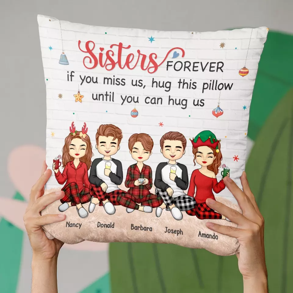 Only A Friend Would Be That Truly Honest - Bestie Personalized Custom Pillow - Christmas Gift For Best Friends, BFF, Sisters - Image 4
