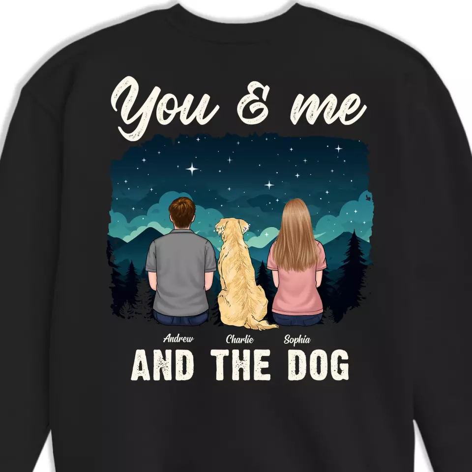 Our Furry Friends, A Bond So Tight - Dog & Cat Personalized Custom Back Printed Unisex T-shirt, Hoodie, Sweatshirt - Gift For Couples, Pet Owners, Pet Lovers - Image 5