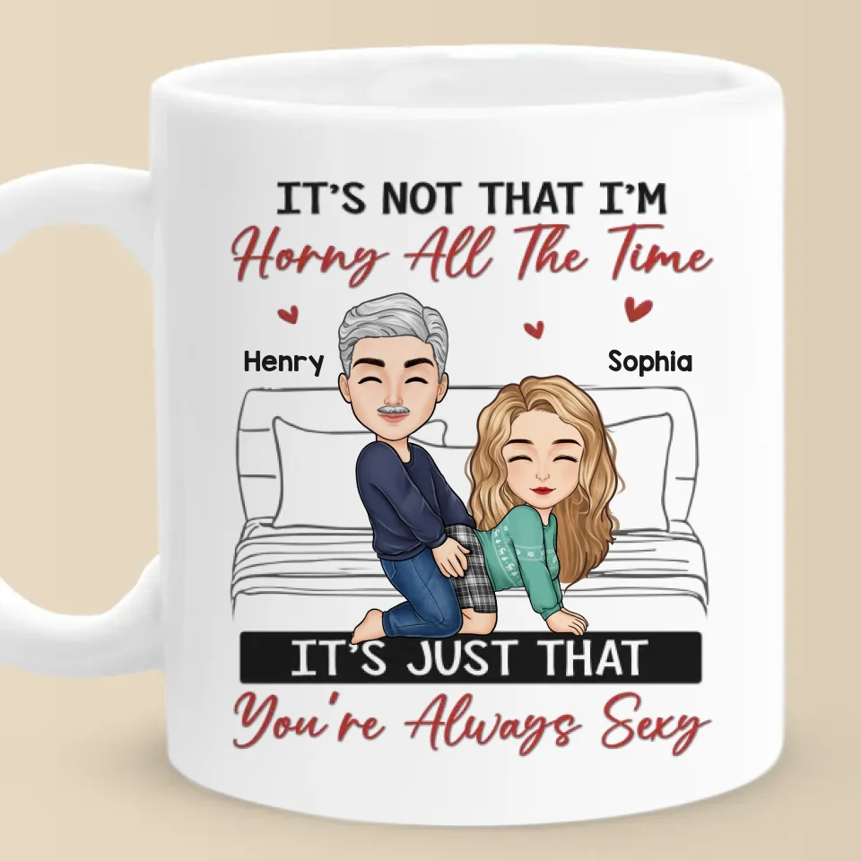 Our Love Is Sweeter Than Candy Canes - Couple Personalized Custom Mug - Christmas Gift For Husband Wife, Anniversary - Image 2