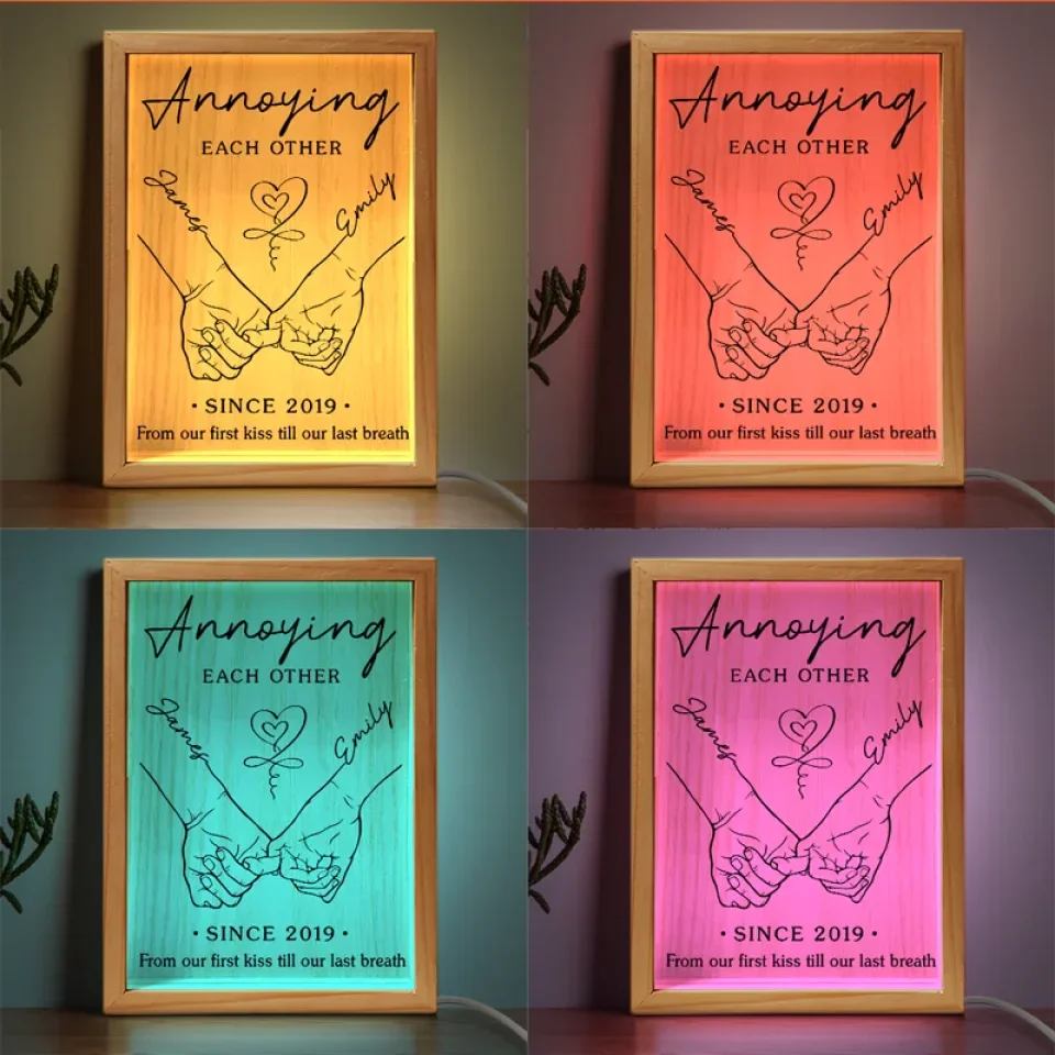 Our Love Is The Greatest Journey Of All - Couple Personalized Custom Frame Light Box - Gift For Husband Wife, Anniversary - Image 5