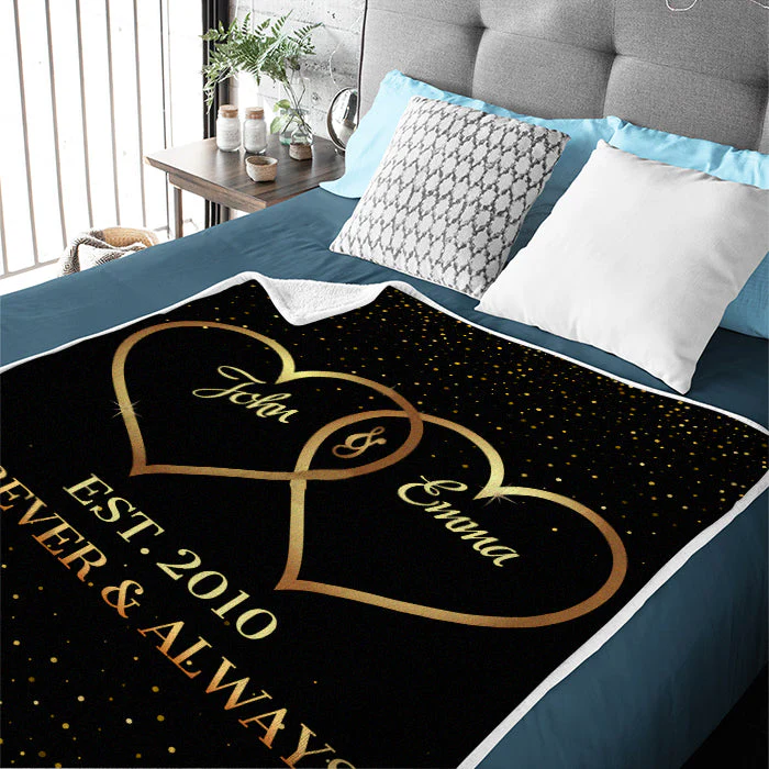 Our Love Story - Couple Personalized Custom Blanket - Valentine Gift For Husband Wife, Anniversary - Image 5